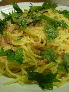 シソとゴマとツナのパスタ-レシピのメイン写真