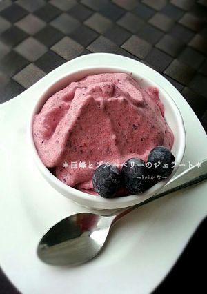 ＊巨峰とブルーベリーのジェラート＊-レシピのメイン写真