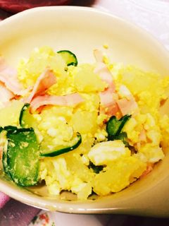 マヨネーズ不使用ポテトサラダ-レシピのメイン写真