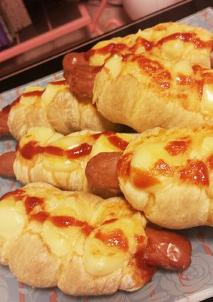 ウインナーロールパン-レシピのメイン写真