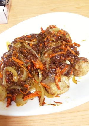 カレー餡で食べる揚げ里芋♡-レシピのメイン写真