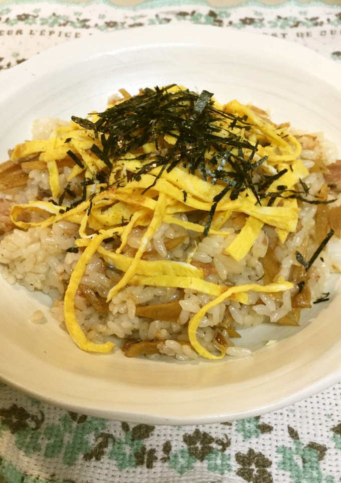 甘辛ごぼうと蒲焼の混ぜ飯☆鰻やさんまで-レシピのメイン写真