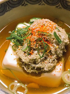 【簡単】だしの湯豆腐(おつまみにも)-レシピのメイン写真