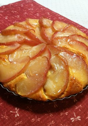 家族で食べるりんごパンケーキ♪-レシピのメイン写真