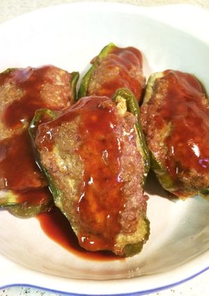 肉詰めピーマン-レシピのメイン写真