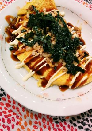 我が家の納豆オムレツ-レシピのメイン写真