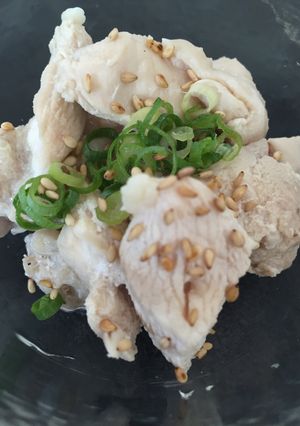 時短!簡単!鶏胸肉のヘルシーにんにく醤油-レシピのメイン写真