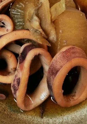 スルメイカと大根の煮物-レシピのメイン写真