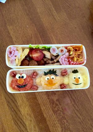 簡単♪キャラ弁♪セサミストリート♪-レシピのメイン写真
