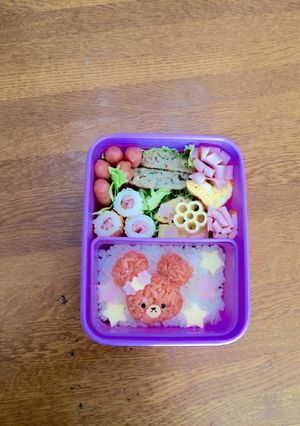 簡単♪キャラ弁♪くまのがっこうジャッキー-レシピのメイン写真