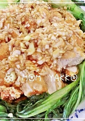 ポットラックにも☆揚げ鶏むねのネギソース-レシピのメイン写真