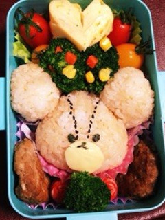 くまのがっこう ジャッキー弁当-レシピのメイン写真