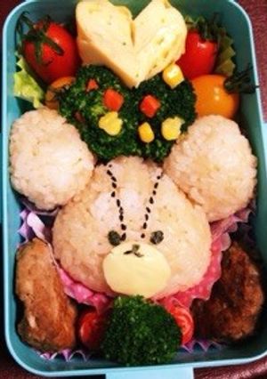 くまのがっこう ジャッキー弁当-レシピのメイン写真