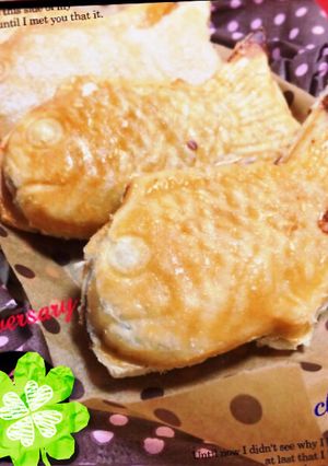 簡単！クロワッサンたい焼き4種味-レシピのメイン写真