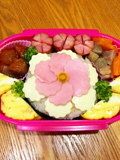 お花弁当-レシピのメイン写真