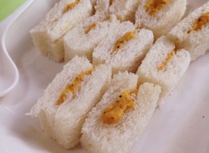 離乳食後期★カボチャクリームサンドイッチ-レシピのメイン写真