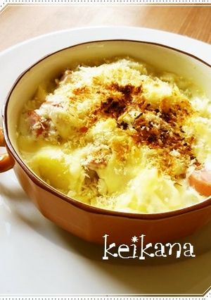 超簡単☆グラタン皿で1人前豆腐グラタン♪-レシピのメイン写真