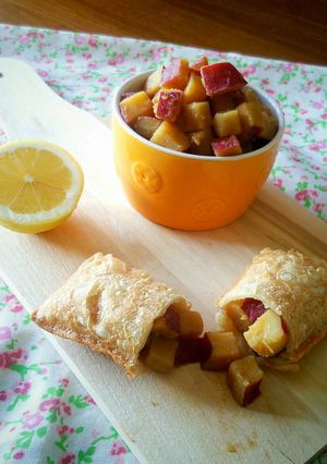 さつまいもの紅茶煮＊レモン風味♪-レシピのメイン写真