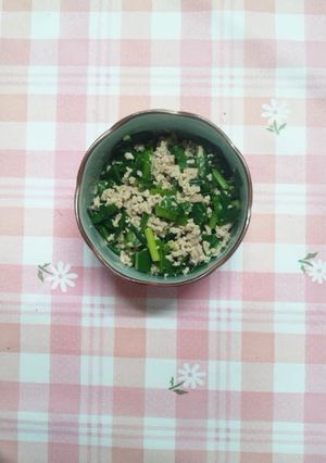 ニラと鶏ひき肉のヘルシー煮-レシピのメイン写真