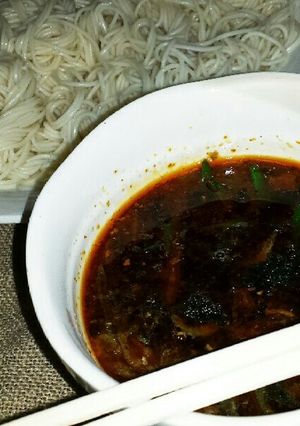 飲み干したくなる辛ウマ変わり素麺!-レシピのメイン写真