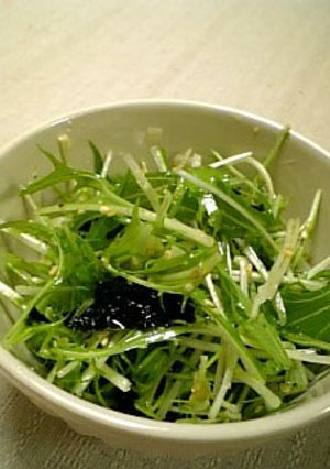 水菜のサラダ-レシピのメイン写真