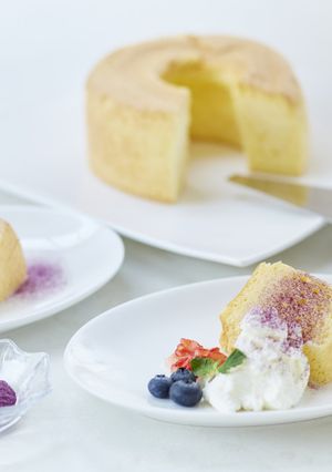スーパーフード　アサイー　シフォンケーキ-レシピのメイン写真