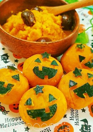 ハロウィンにも♪洋風ぱんぷきんとん-レシピのメイン写真