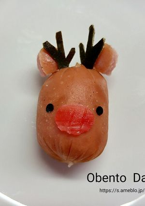 コロコロフランクで♡トナカイさん-レシピのメイン写真
