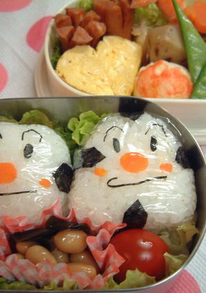 おむすびまんとこむすびまん弁当♪-レシピのメイン写真