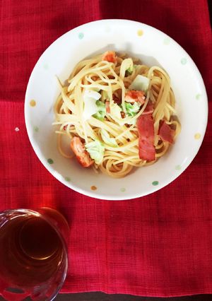 麺つゆで♪和風パスタ-レシピのメイン写真