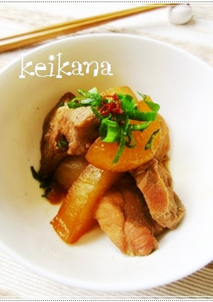 炊飯器で超簡単☆豚肉と大根の煮物♪-レシピのメイン写真