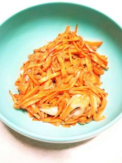 人参竹輪納豆めんつゆサラダ-レシピのメイン写真