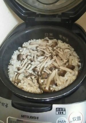 簡単さっぱりキノコご飯。-レシピのメイン写真