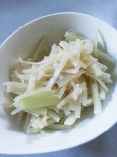 大根の皮のニンニク中華炒め-レシピのメイン写真