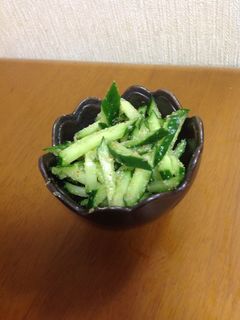 きゅうりとゴマの酢の物-レシピのメイン写真