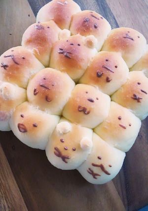 すみっこぐらし　簡単パンの作り方♪-レシピのメイン写真
