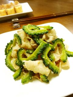 豚しゃぶとゴーヤの醤油麹和え-レシピのメイン写真