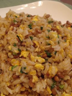 大葉にんにく醤油で納豆チャーハン-レシピのメイン写真
