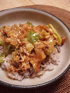 キム玉丼with和風あんかけ✿-レシピのメイン写真