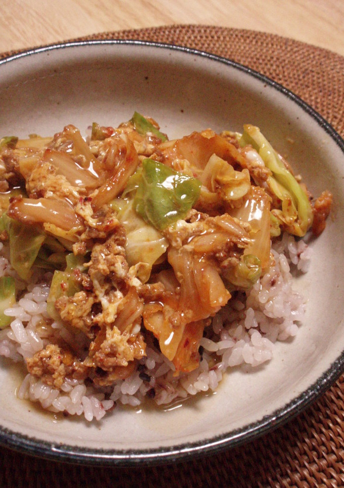 キム玉丼with和風あんかけ✿-レシピのメイン写真