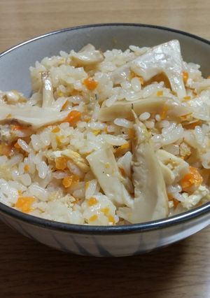 秋！つやつや〜松茸ご飯♪-レシピのメイン写真