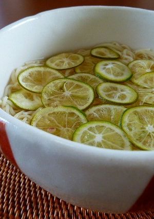 すだちにゅうめん(煮麺)-レシピのメイン写真