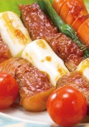 ウインナーと牛肉の串焼バーベキュー-レシピのメイン写真