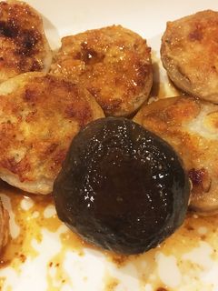 豚つくねー椎茸、レンコン肉詰めのタネ-レシピのメイン写真