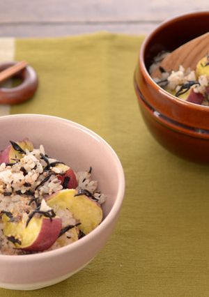 妊娠、授乳に！さつまいもヒジキそぼろご飯-レシピのメイン写真