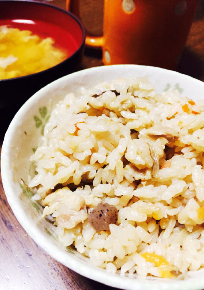 鶏とごぼうの☆炊き込みごはん-レシピのメイン写真