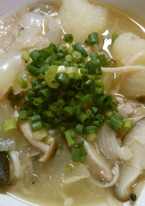 玉ねぎとじゃが芋 挽き肉の味噌煮込み♪-レシピのメイン写真