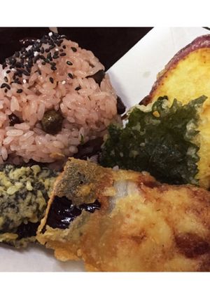 茄子の巻き肉揚げ*むかごご飯付き-レシピのメイン写真
