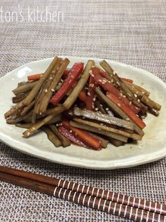 【 きんぴらごぼう 】-レシピのメイン写真