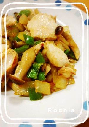 鶏肉と野菜のバター醤油炒め-レシピのメイン写真